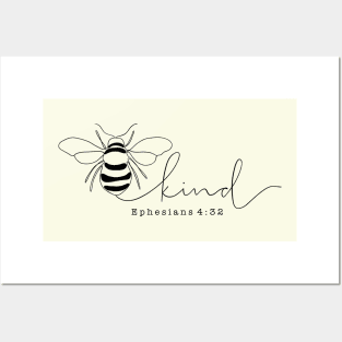 Bee Kind Posters and Art